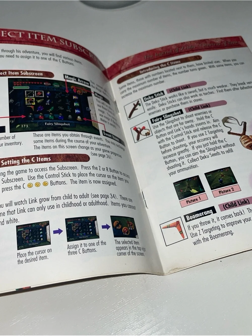Nintendo official instruction